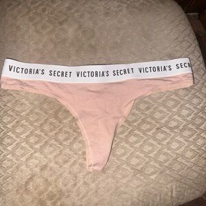 Victoria’s Secret light pink thong